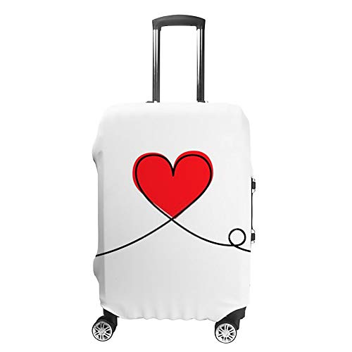 Housse de protection bagage Love Connection lavable et extensible contre les rayures de soute