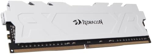Memória RAM Redragon Rage 8GB DDR4 3200MHz CL16 Branco GM-711