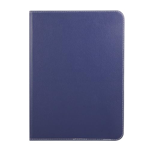 Étui iPad Pro 12,9" 2026 bleu foncé : protection intégrale en cuir avec rabat intelligent