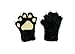 Bear Dino Animal Paw Claw Costume Cosplay Gloves Mitts for Adult Kids by LazyOne (Black Mitt, Medium)