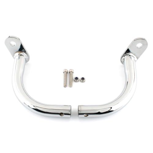 Soporte eliminador de soporte para alforjas Bacar para Harley Ultra Classic Tour Glide y CVO Road Glide Custom FLTRXSE, aleación de aluminio cromada, paquete de 1 par miniatura 3
