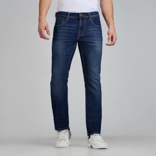 Image of Pepe Jeans Men's Jeans | Straight Fit | Mid Rise | Stretchable