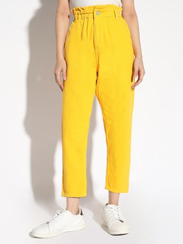 Image of SHOWOFFFF Women Mom Fit Jeans | Denim Jeans for Womens | Mid-Rise Regular Length Jeans for Women's