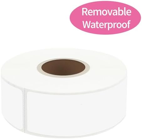 Removable Freezer Labels Stickers, 1 x 3 Inch Blank Removable Fre...