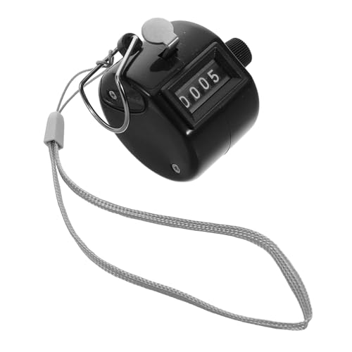 Abaodam Dual Counting Tally Clicker for Golf Baseball Accurate Display Portable Design for Sports Events Black