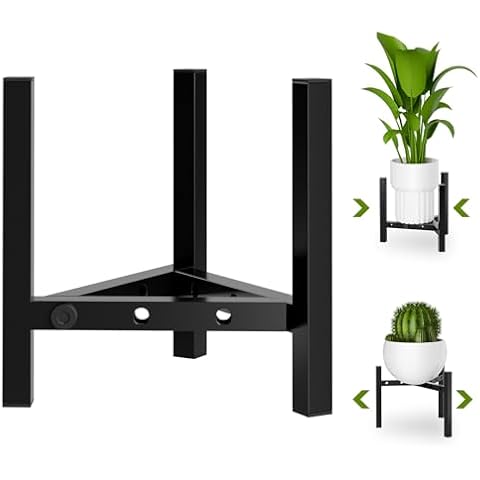 yVicv Adjustable Stainless Steel Plant Stand Cover