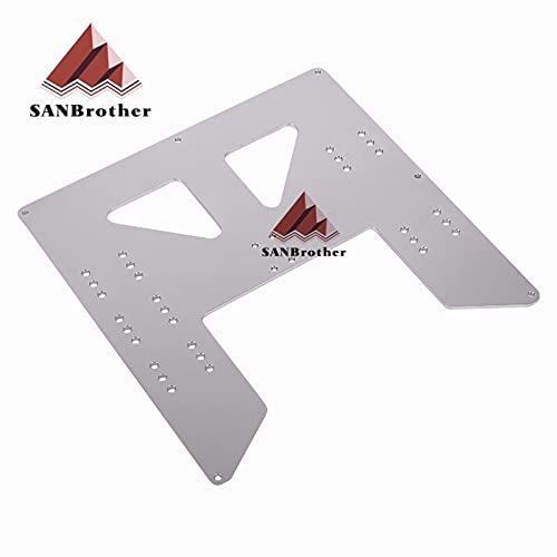Lysee 3D Printer Parts & Accessories - 3D Upgrade Y Carriage Anodized Aluminum Plate for A8 Hotbed Support for Prusa I3 Anet A8 3D Printers