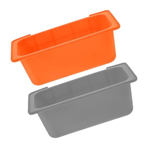 BESPORTBLE 2pcs Camping BBQ Oil Box Liner Silicone Grease Cup Accessory for Grease Trap Upgrade