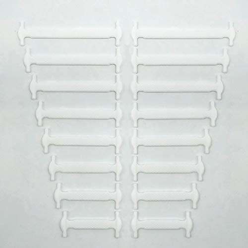 FanYan Home Cadarços de silicone, sem cadarços elásticos, borracha impermeável, tênis de corrida pla