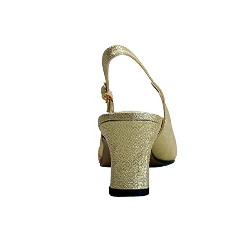 Floral Indira Women's Wide Width Dress Slingback Pumps4