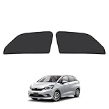 Cartis ホンダに適合 フィット GR系 メッシュカーテン Fit GR1/2/3/4/5/6/7/8 GS4/5/6/7型 サンシェード サイド マグネット式 防虫ネット UVカット 日よけ 簡単着脱 遮光 断熱 クリップ付き 粘着剤付き 日本語説明書付き アクセサリー インテリア 2枚