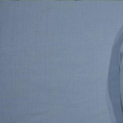 Image of 100% Pure Cotton Mulmul Fabric Material | Reusable Ultra Fine Mulmul Fabric | Lightweight Soft Smooth Piece Linning, Stole, Dupatta, Cushion Pillow Cover (Dream Blue, 5 Meters)