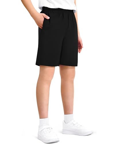 Boys Athletic Shorts Kids Quick Dry Basketball Soccer Running Sports Gym Active Performance Shorts with Pockets2