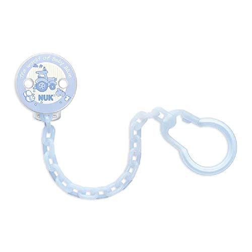 PRENDEDOR CHUPETAS AZUL NUK