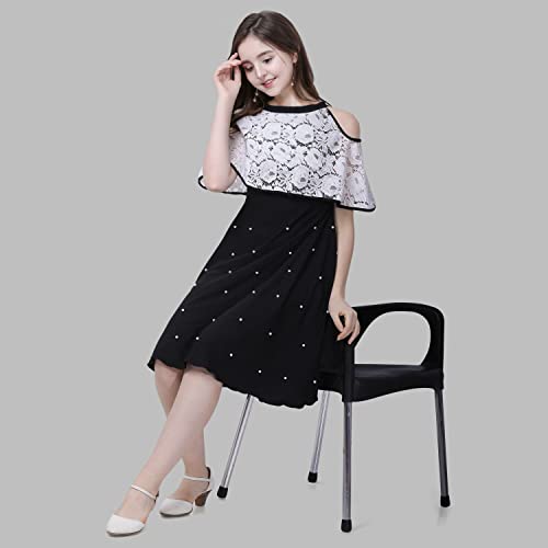Image of Sheetal Associates Girls Midi Knee Length Half Sleeve Casual Dress