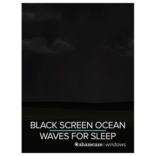 Black Screen Ocean Waves for Sleep 9 hours