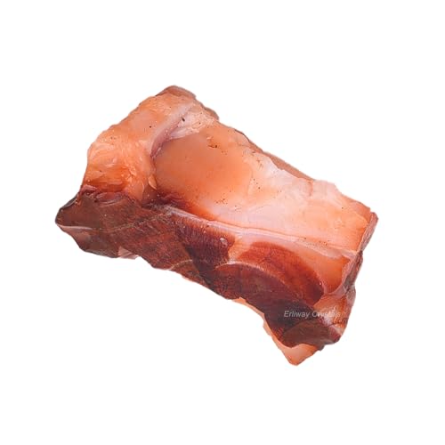 Carnelian Raw Crystals, Large 1.25-2.0' Healing Crystals Natural Rough Stones Crystal for Tumbling, Cabbing, Fountain Rocks, Decoration, Polishing, Wire Wrapping, Wicca & Reiki