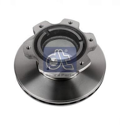 Disque de frein DT 4.64646 arrière avec une fonte de haute qualité pour pièces de rechange (x2)