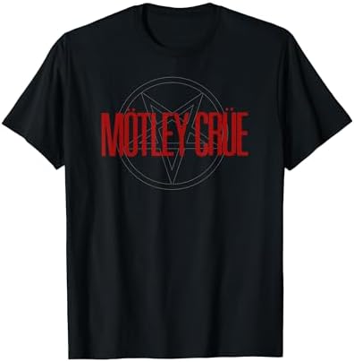 Mötley Crüe Pentagram Logo Camiseta