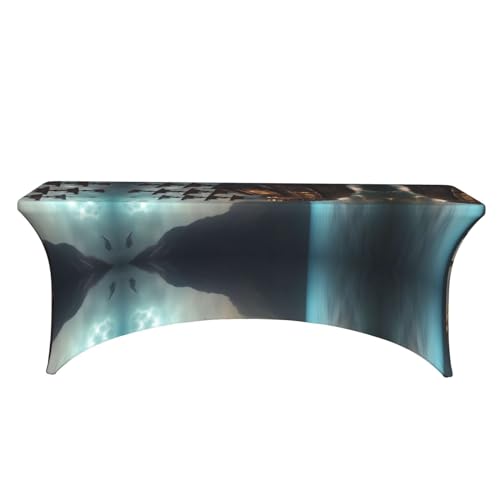 Nappe de table extensible imprimé pirate pour banquet et mariage - 3