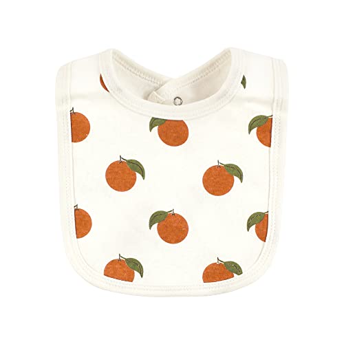 Image of Touched by Nature Unisex Baby Organic Cotton Bibs, Fruits And Veggies, One Size