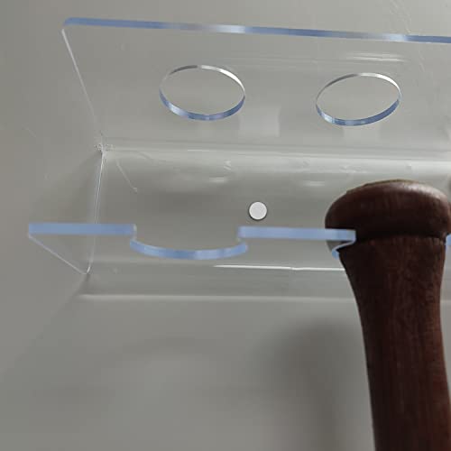 Zyj-Awasa Baseball Holder And Bat Rack For Wall Display, Baseball Bat Wall Mount, Clear Acrylic Baseball Bat Display Racks (Acrylic) #TOP7