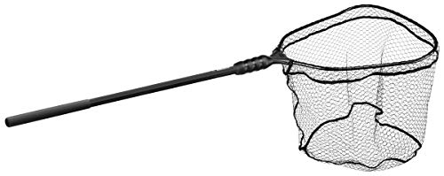 Ego S1 Slider Fishing Net, Ultimate Fishermen Tools Fixed Handle, Replaceable Head, Salt & Freshwater, 19x21 Inch Hoop
