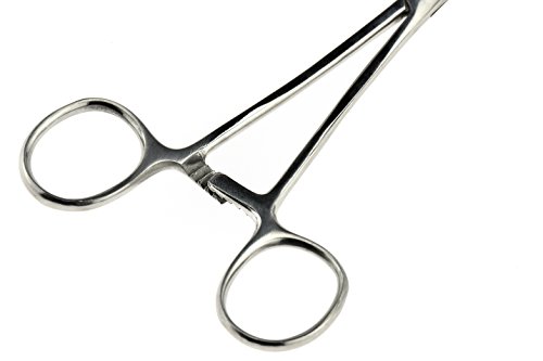 Se 8" Stainless Steel Self-Locking Straight Forceps - 680Fs #TOP3