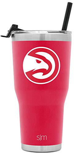 Simple Modern NBA Atlanta Hawks 30oz Tumbler with Flip Lid and Straw Insulated Stainless Steel Travel Mug Classic - image 1