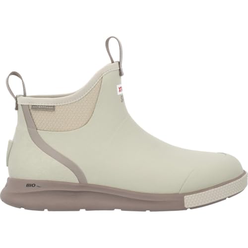 Image of XTRATUF 6 inch Men's Ankle Deck Boot Sport - 30% Lighter, 100% Waterproof Rubber Fishing Footwear - Non-Marking, Slip-Resistant Outsole - Moisture-Wicking Liner