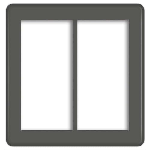 CASEMAKER パナソニック 【コスモシリーズワイド21】【2連スイッチプレート WTC7102W】 コンセントプレート スイッチプレート カラーパレット(和色) 29番墨