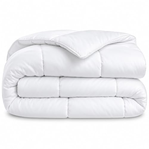 SOMNI HOME Relleno Nórdico Cama 80/90 cm, 150 x 220 cm, 400 g/m², Edredón Blanco para Funda Nórdica, Tacto Pluma, Fibra Hueca Siliconada, Cálido, Ligero, Suave y Lavable