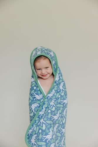 Image of Copper Pearl Hooded Bath Towels Premium Knit /Terry Cloth Baby Towels with Hood, Pockets, and Cool Designs - Great to Gift and Make Bath Time Fun - Baby Bath Towel, Jurassic Park