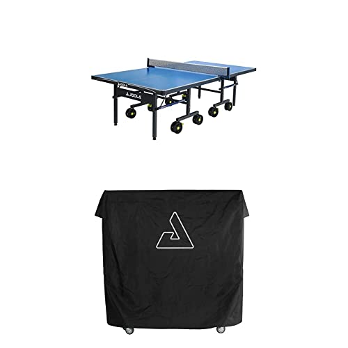 Joola Nova Pro Plus Indoor/Outdoor Table Tennis Table + Joola Waterproof Ping Pong Table Cover – Heavy-Duty, Outdoor Protection #TOP15