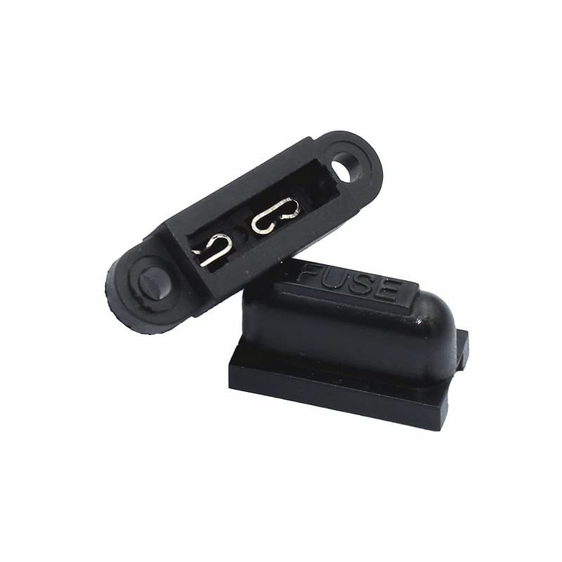 100PCS ATC Fuse Box Blade Standard Holder with Cover QS-03 Auto Parts 30A Amp 48VDC for Car 2 Pins
