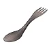 Cuchara tenedor cubiertería ultraligera de titanio spork para camping acampada senderismo picnic viaje deporte al aire libre, El Mejor Juego de Cubiertos para Camping y Actividades al Aire Libre