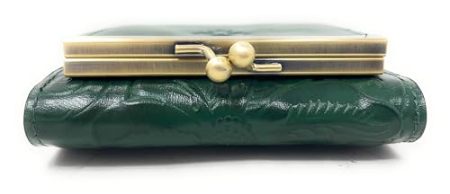 Patricia Nash Women's Reiti Leather Bifold Wallet, Soft Green4