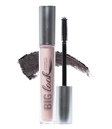 PÜR MINERALS Big Look Mascara in Black - Volumizing & Lengthening Lash Mascara for Volume & Length with Argan Oil for Lightweight, Buildable Volume - Smudge & Clump-Free - Cruelty-Free & Vegan