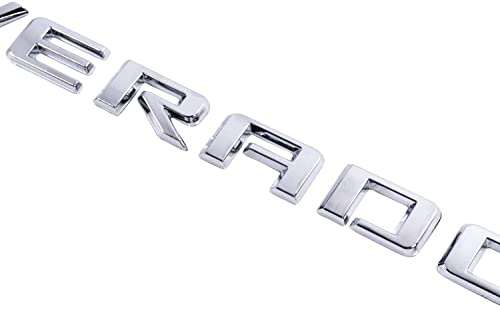 Image of 2019-2025 2pack OEM Nameplate with LTZ Emblem 3D Letters Badge Replacement for Silverado 1500 2500HD 3500HD 86539786 (Glossy Chrome)