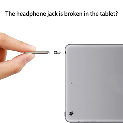 Juyeer Headphone Plug Extraction Tool - Customized Metal Tube Grip Stick Puller, Headphone Tip Removal Tool With Headphone Hole Cleaning Brush #TOP1