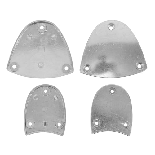 Placas de aluminio para zapatos de tap talla 40 que evitan desprendimientos