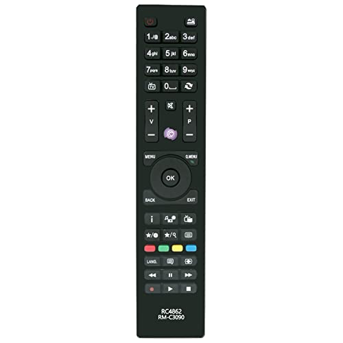 Replacement Remote Control 2IN1 RC4862 RM-C3090 Fit for Hitachi FLAT DIGITAL TV 32HBC01