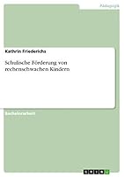 Schulische F�rderung von rechenschwachen Kindern 3668205345 Book Cover