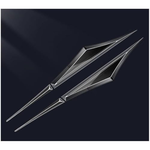 Car Emblem Sticker For Vw Golf 7 Gti Golf R Mk7, Doors Blade Fender Side Wing Emblems Badge Stickers 3D Metal Self-Adhesive Accessories,A/Black