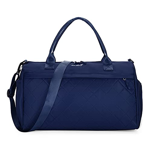 KOBONA Sac de sport Oxford de grande capacité pour homme et femme, bleu Cover