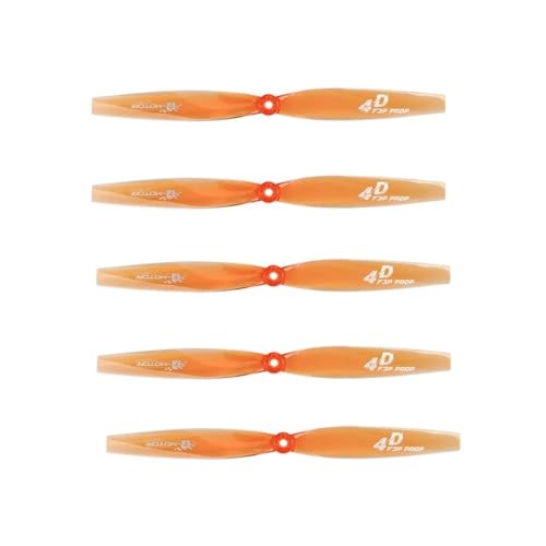 Rotor composite T904D hélice 4D renforcée 9 pouces orange haute précision