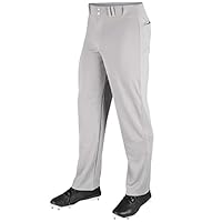 CHAMPRO Herren MVP Baseballhose mit Offener Unterseite, Entspannte Passform Baseball-Uniform-Hose, GRAU, Medium