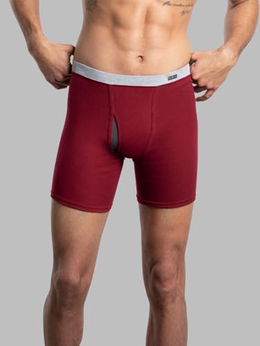 Image of Fruit of the Loom Men's Coolzone Boxer Briefs, Moisture Wicking & Breathable