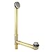 Kingston Brass DTT2208 Tip-Toe Bath Tub Drain and Overflow, Brushed Nickel