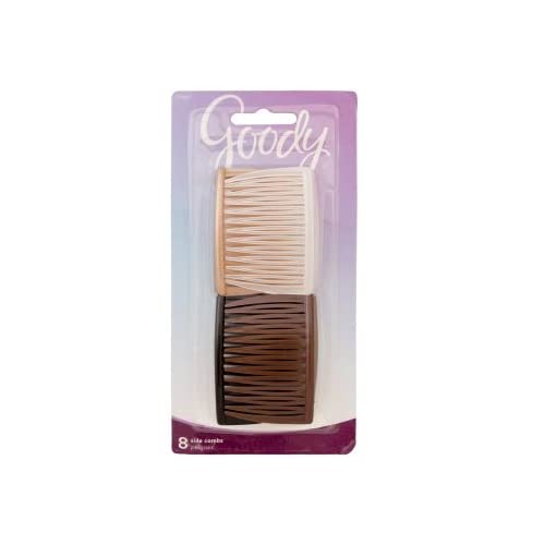 Goody Women Classics Multi Pack Short Side Combs, 8 Count